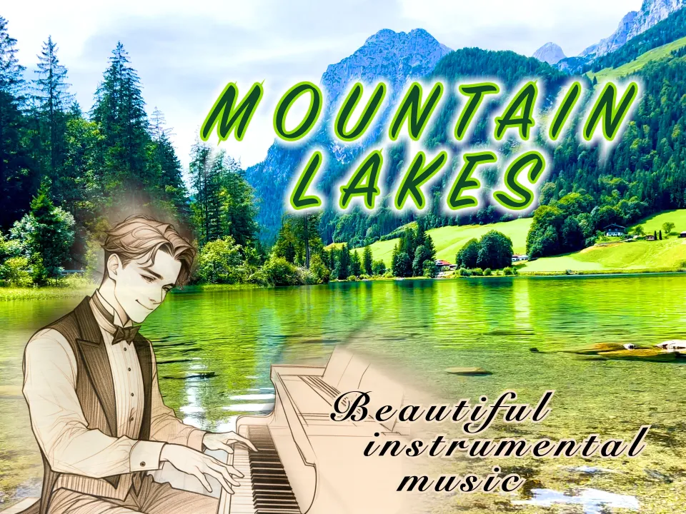 Mountain lakes' melodies - beautiful instrumental music